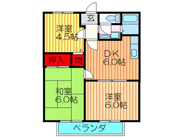 サンコート・オノの物件間取画像